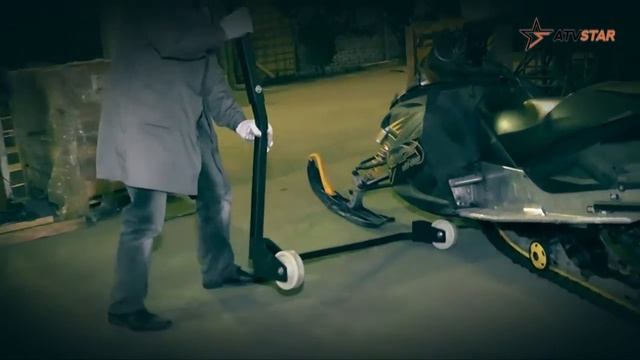 подкат для снегохода ATVSTAR смотреть онлайн