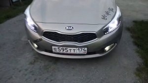 Плавающий поворотник и АГ на kia ceed jd