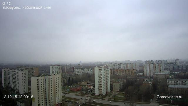 Город в окне / Gorodvokne.ru / Панорама Москвы Таймплапс 151212 смотреть онлайн