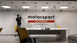 Роспись стен в офисе - Motorsport Network (12+) #shorts