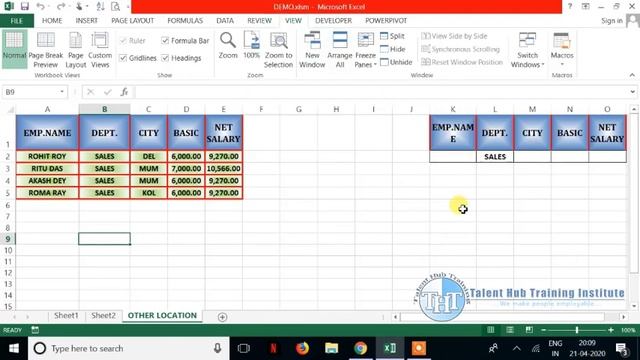 Auto Advance filter with macro & VBA in Microsoft Excel - Hindi #autofilter #Filterwithmacro