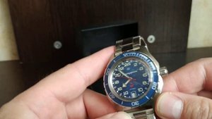 командирские часы с автоподзаводом с 24-х часовым циферблатом