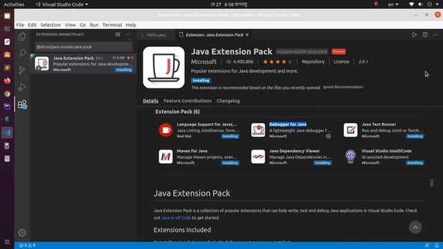 How to run Java program in visual studio code on Ubuntu LTS | how to run Java in VSCode on Linux.