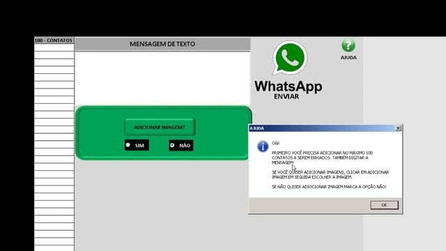 Sistema de envio Automático de Mensagem Whatsapp - Excel VBA смотреть онлайн