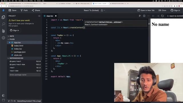 Use context hook in react |  ithinktechnologies #react #reactbasics #reactjs
