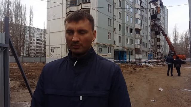 Разбор дома в Волгограде на Космонавтов 47. 12.02.2016 смотреть онлайн