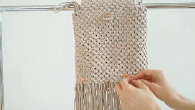 DIY Macrame Backpack Tutorial / How To Make Macrame Backpack / Makrama Plecak / Jak Zrobić Plecak смотреть онлайн