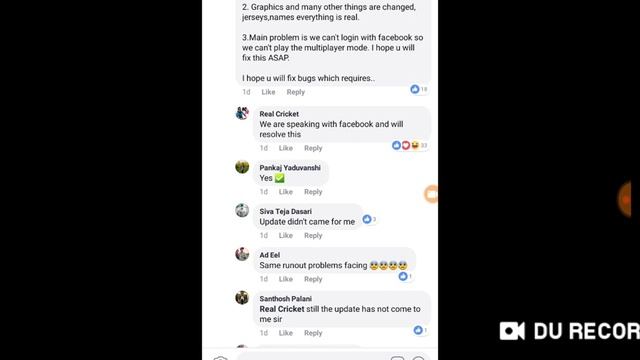 Real Cricket 19 Facebook Log Issue Whats A Problem And Why Can Not Play Multiplayed Mode смотреть онлайн