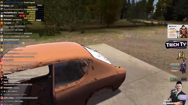 Валакас разводит Мамонтов и показывает фото Пены (новые) в My Summer Car @GLADIATORPWNZ смотреть онлайн