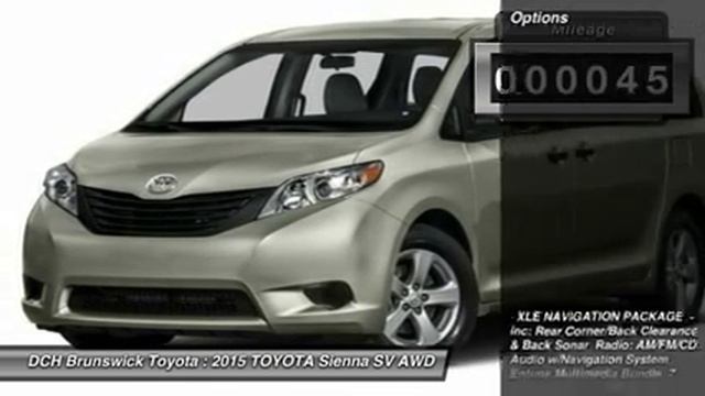 2015 TOYOTA Sienna BT5S902 смотреть онлайн