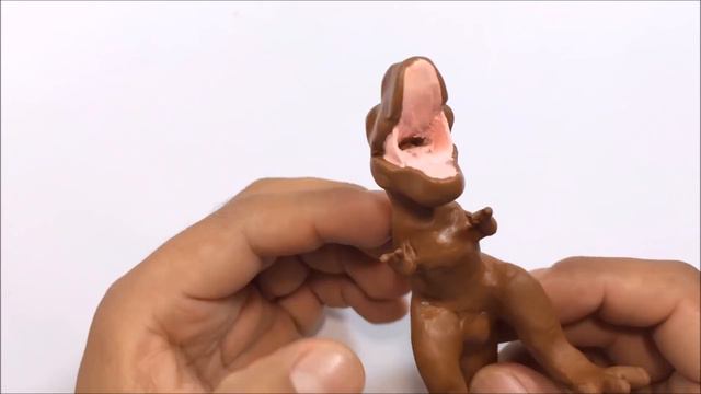 COMO HACER UN DINOSAURIO T-REX DE PLASTILINA PASO A PASO ✅ MI MUNDO DE PLASTILINA смотреть онлайн