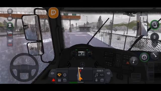 Новогодний заезд в Truck Simulator:Ultimate