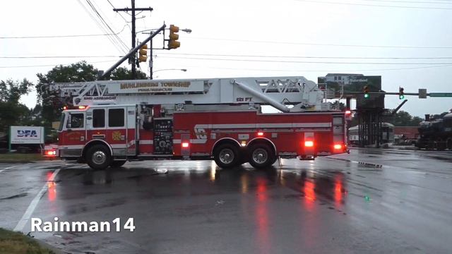 Muhlenberg Township Fire Rescue Ladder 66 Responding 7/8/20 смотреть онлайн