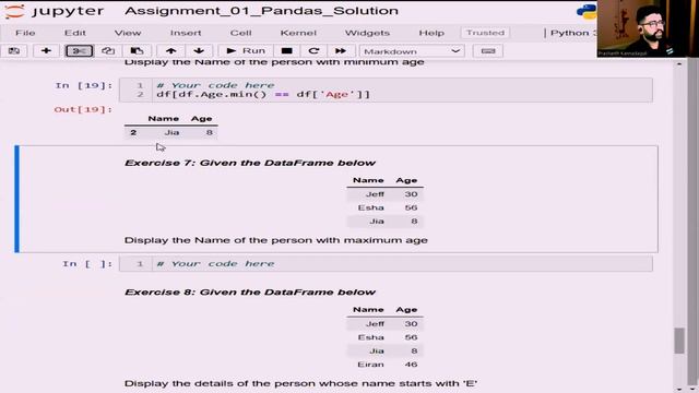 ಧಾರಿಣಿ ಅಕಾಡೆಮಿ | PYTHON Programming CLASS 6 | Solution to PANDAS Assignment-1 | DHAARINI ACADEMY смотреть онлайн