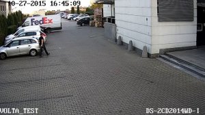 Nagranie testowe kamery IP Hikvision DS-2CD2014WD-I, dzień