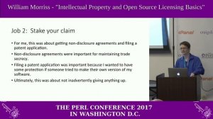 William Morriss - "Intellectual property and open source licensing basics"