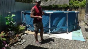 Каркасный бассейн INTEX установка и сборка как исправить МИНУСЫ