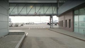 Работа наземных служб аэропорта Кольцово