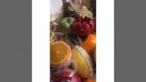 СВАДЕБНАЯ КОРЗИНА ФРУКТОВАЯ СВОИМИ РУКАМИ.❤️