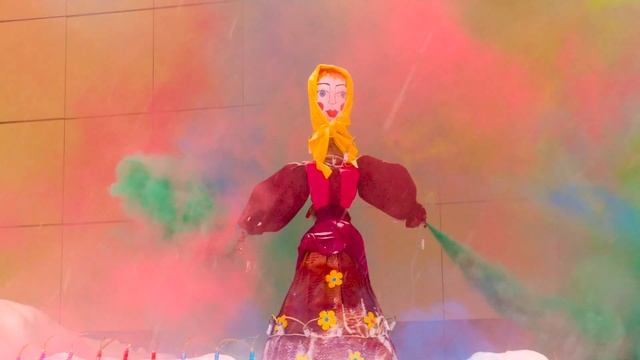 Сожжение масленицы Эжва 2018 смотреть онлайн