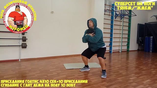 Тренировка ног в домашних условиях по системе Голтис.