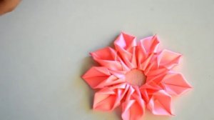 Красивые цветы на резинках/Лепесток " Калла"/Beautiful Flowers Kanzashi