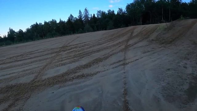 Покатушка на карьер на kayo mini 125 / Чуть не сломал ногу смотреть онлайн