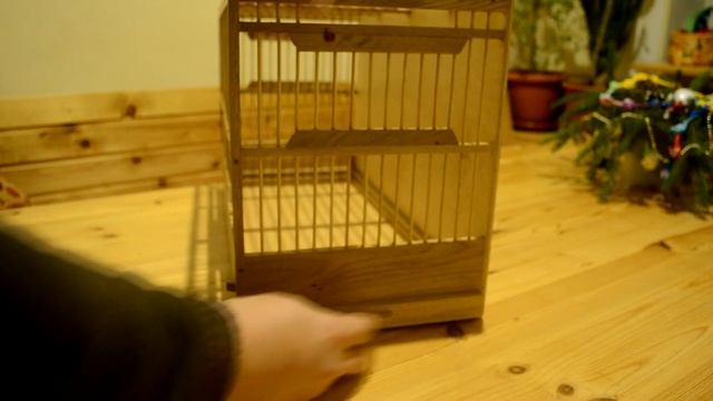 Клетка для певчей птицы. смотреть онлайн