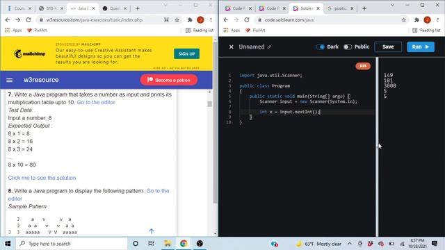 BEGINNER FRIENDLY JAVA Problems! | Problem Sheet Posted by w3resources | Jibraeel Abdelwahhab