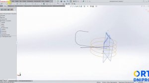 Solidworks. Пружина кручения