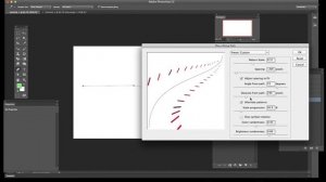 Photoshop CC  : Place along path scripted patterns fill