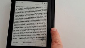 Перелистывание файла FB2 на книге ONYX BOOX Livingstone 3
