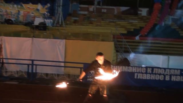 Дух Огня - шоу с факелами Глазов HD смотреть онлайн