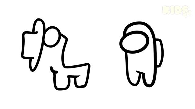 How to draw among us imposter killing crewmate смотреть онлайн