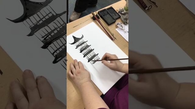 Китайская живопись. Архитектура смотреть онлайн