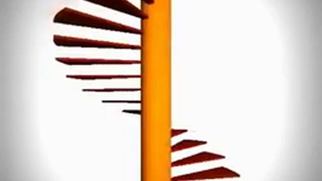 Винтовая лестница 3D смотреть онлайн