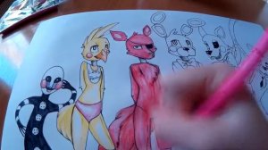 Five night at Freddy's 2 art    FNaF 5 ночей с Фредди 2 рисую арт часть 2