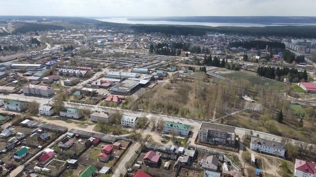 пос. Полазна Пермский край. Аэросъёмка.