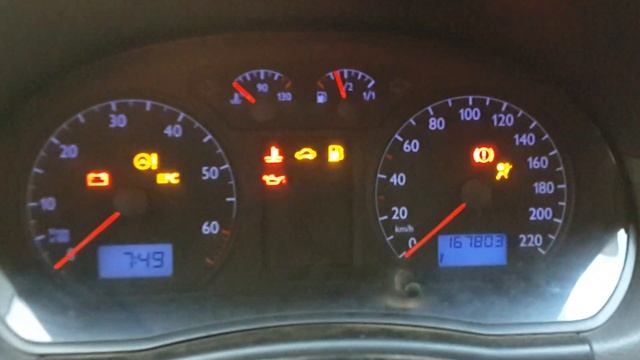 Сброс сервиса на VW polo 2002г. смотреть онлайн