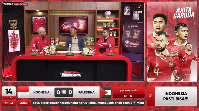 ?INDONESIA VS PALESTINA - TIMNAS INDONESIA LIVE REACTION - EPS 28 смотреть онлайн