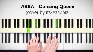 ✅?ABBA - DANCING QUEEN НА ФОРТЕПИАНО РАЗБОР + НОТЫ (MUSICITS.FUN)