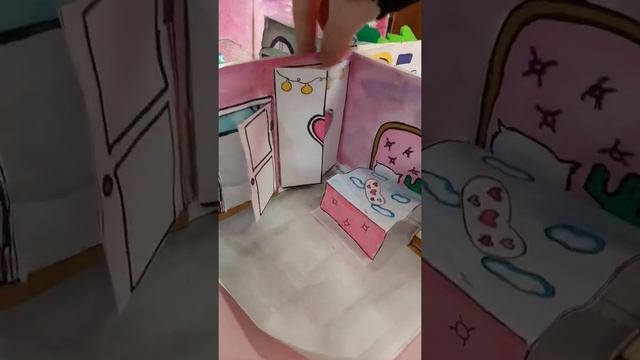 Дом для Уточки Лалафанфан из бумаги #избумагидляути#своимируками#домдлякуколизбумаги#вседляути