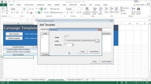 Excel Direct Mail Manager - Tutorials - How to Create a Campaign Template