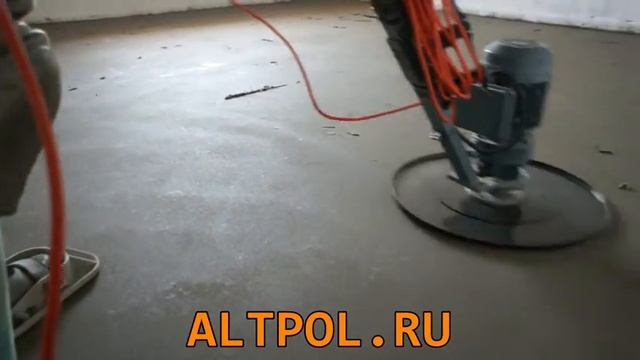 Шлифовка стяжки пола