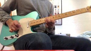 Fender American professional telecaster mystic seafoamgreen demo