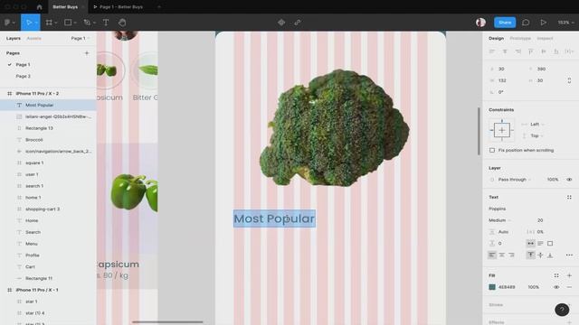 Flutter Shopping App Tutorial 5 - Design The Description Screen using Figma