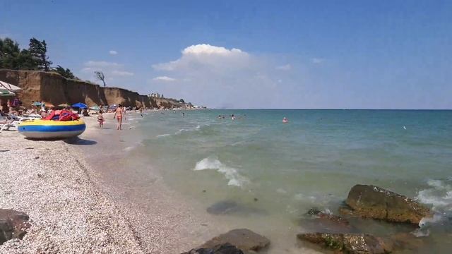 САНАТОРНЫЙ ПЛЯЖ, ПОГОДА, ТЕМПЕРАТУРА. КИРИЛЛОВКА 19.07.2019 /АЗОВСКОЕ МОРЕ смотреть онлайн