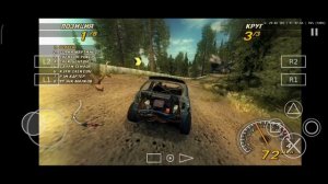 AetherSX2 тест эмулятора на POCO X6 PRO FLATOUT 2