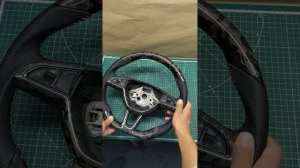 кастом руль для Шкода Октавия а7 с измененной анатомией  #octaviavrs #carbon #forgedcarbon