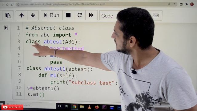 Abstract Class and Method in Python || Lesson 46 || Python || Learning Monkey ||